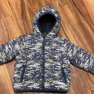 Toddler LL Bean reversible winter jacket